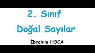 2 Sınıf Doğal Sayılar Soru Çözümleri 1 [upl. by Shifrah]