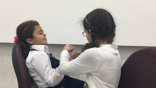 Children helping each other regulate stress amp trauma with Trauma Tapping Technique [upl. by Yrrot]