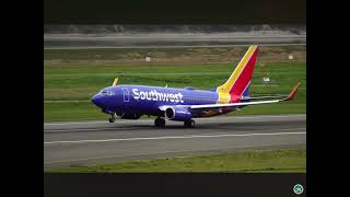 Southwest 737 takeoff ice711real [upl. by Ermey]