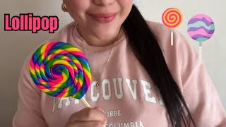 ASMR español comiendo PALETA 🍭 ARTESANAL 😋 [upl. by Doersten]