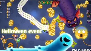 Worm Zone io Halloween New Event New Trick or Treat New Snake Gameplay Snake Game Slither Snake [upl. by Geoffrey547]