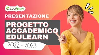 Progetto Accademico EDUlearn  202223  Adele Callegari [upl. by Asiralc]