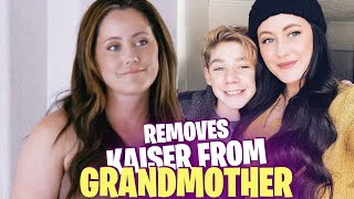 Jenelle Evans Removes Son Kaiser from Grandmothers Care Amid Family Controversy [upl. by Hammer]