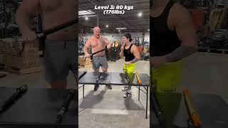 Worlds Strongest Man vs Worlds Strongest Bar jym shortvideos [upl. by Rozek114]