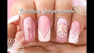 Diseño de uñas Semipermanente ♥ Deko Uñas  Gel polish Nail art [upl. by Foley]