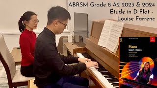 Étude in D Flat by Louise Farrenc ABRSM Grade 8 B2 2023 amp 2024  piano cover by Fluffy the Owl [upl. by Oaht]