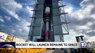 Rocket in Cape Canaveral set to launch human remains to space [upl. by Eixel]