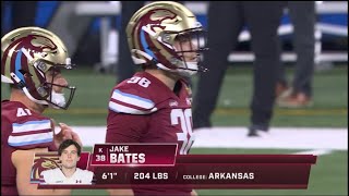 UFL Jake Bates Makes GameWinning 64YARD Field Goal TWICE [upl. by Hagood]