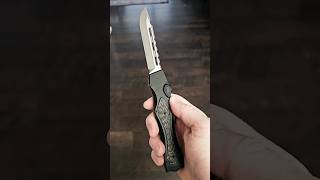 WHAT THE  Maxace Drago Single Action MEGA OTF shorts knife blade [upl. by Esertak]