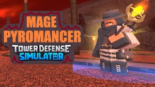 New Mage Pyromancer Skin  Tower Defense Simulator TDS [upl. by Hahsi]