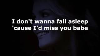 Aerosmith  I dont want to miss a thing HQlyrics1977 [upl. by Anear]