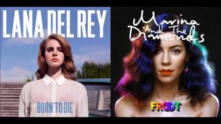 Immortal Blue Jeans  Lana Del Rey vs Marina amp the Diamonds Mashup [upl. by Olive994]