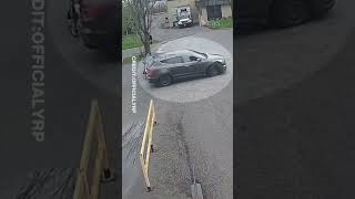 Officer sent flying during vehicle theft in Toronto [upl. by Ayenat715]