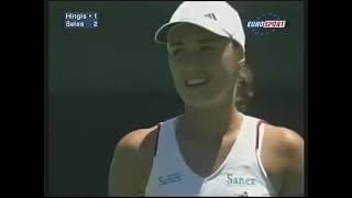 2001 San Diego Semifinal Seles vs Hingis [upl. by Nibram570]