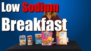 Low Sodium Breakfast Part 2  Low Sodium Diet [upl. by Nwahsar858]