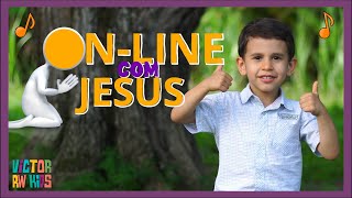 ♫ Louvor ONLINE COM JESUS  Conectados com Deus ♫ [upl. by Enilorak]