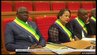 Retour sur La cérémonie d’ouverture de l’assemblée présidée par JF Ndongou constituante [upl. by Rella]