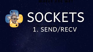 Sockets Tutorial with Python 3 part 1  sending and receiving data [upl. by Hadihahs]