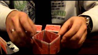 How to fold a single card cube [upl. by Esom]