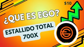 ¡EGO Podría Estallar en 2025 Criptomoneda con Potencial a 10🚀 [upl. by Leugimsiul]