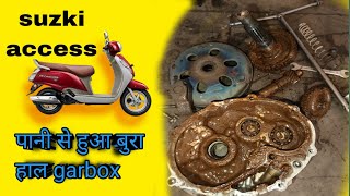 🛵😲Access New Gearbox Fitting  Access 125 Clutch Sound [upl. by Loydie]