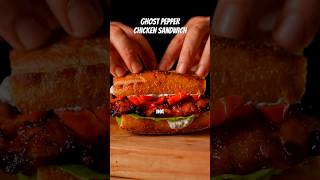 Halloween and Ghost Peppers chickensandwich sandwich ghostpepper [upl. by Amoreta]