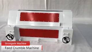 Feed Pellet Crumble Machine Pellet Crusher Email toppelletmachinegmailcom [upl. by Sitnalta234]