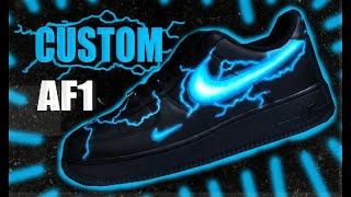 CUSTOM Air Force 1   Jordan Vincent [upl. by Krawczyk427]