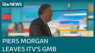 Piers Morgan leaves role on Good Morning Britain after row over Meghan comments  ITV News [upl. by Aivital]