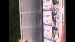 Unboxing 2013 Dodgers Season Tickets [upl. by Ailefo]