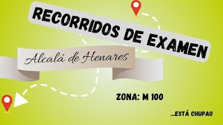 RECORRIDOS DE EXAMEN ZONA M100 [upl. by Darn]