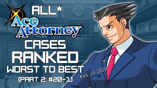 Ace Attorney Cases RANKED Worst To Best Part 2 201  The Top Half [upl. by Carolynne]