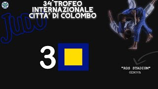 Judo  34°TROFEO INTERNAZIONALE CITTA’ DI COLOMBO  Cadetti  Tatami 3 [upl. by Naitsabes876]