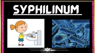 SYPHILINUM homoeopathy materiamedica [upl. by Renick424]