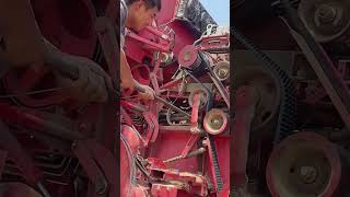 Agricultural machinery tension pulley repair process [upl. by Prudie]