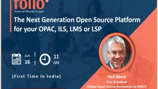 FOLIO The Next Generation Open Source Platform for your OPAC ILS LMS or LSP [upl. by Thorstein184]