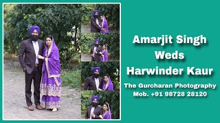 🔴 Watch Live NowAmarjit Singh Weds Harwinder Kaur [upl. by Aroc]