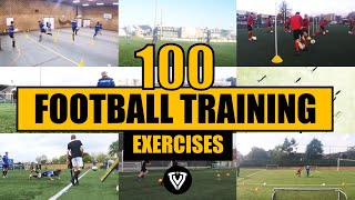 100 Football Training Ideas  Soccer Exercises  U9 U10 U11 U12 U13 U14  Thomas Vlaminck [upl. by Leasia664]