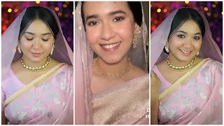 I Tried To Recreate Munzereen Shahids Wedding Makeup Look 🌸 [upl. by Alvinia]