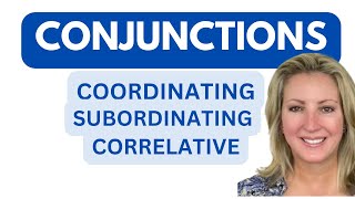 What is a Conjunction 3 Types of Conjunctions  Coordinate  Subordinate  Correlative free PDF [upl. by Berni]