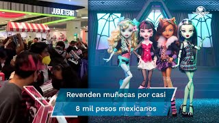 Miles abarrotan jugueterías de México con el regreso de las Monster High [upl. by Bubb]