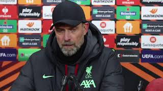 Sparta Praha v Liverpool  postmatch press conference [upl. by Dougal]