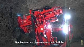 Sandvik Production drill automation [upl. by Annaiuq]