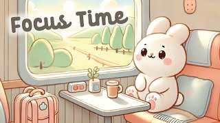 Focus Time Lofi 🎧 1 Hour Cafe Song ☕ Study Lofi 🍃 cute amp relaxing music 🍪 Make Your Day Better [upl. by Anemaj159]