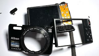 Nikon Coolpix S7000 Disassembly [upl. by Lenod]