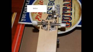 Hinkler Blues Box Guitar Mod [upl. by Yvehc588]