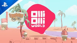 OlliOlli World  Launch Trailer  PS5 PS4 [upl. by Kcirdot]