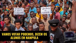 FRELIMO não  vamos votar PODEMOS  Queremos Venâncio Mondlane dizem alunos de Nampula [upl. by Imehon]