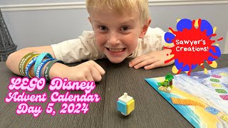 LEGO Disney Day 5 Advent Calendar 2024  Sawyers Creations [upl. by Jb678]