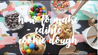 Edible Cookie Dough Recipe without Flour [upl. by Varrian]